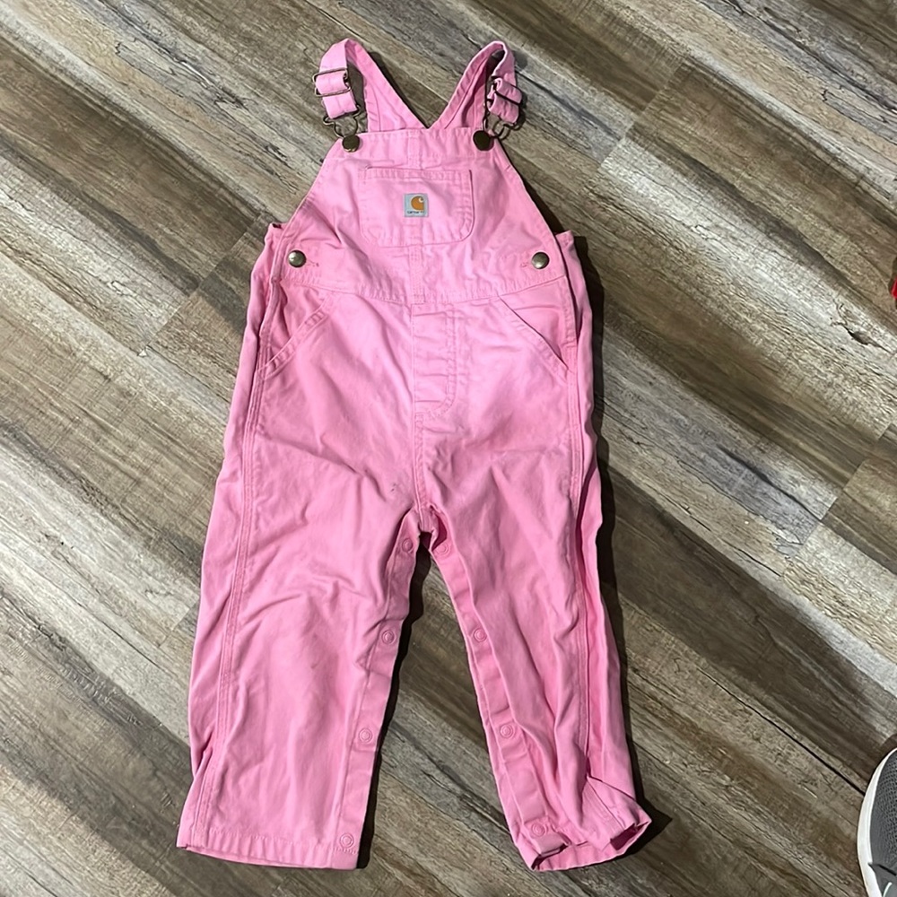 Carhartt bib overalls Pink size 25 months